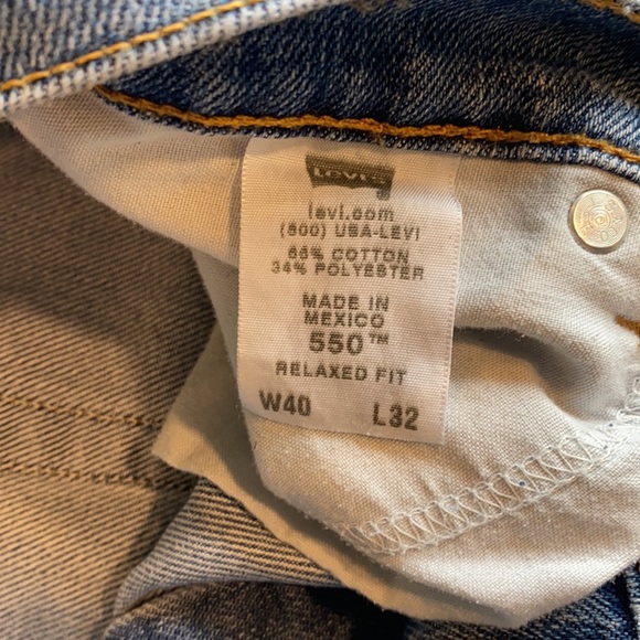 Levi’s 550 Men’s Medium Wash Sz.40/32 Jeans EUC - Picture 5 of 5